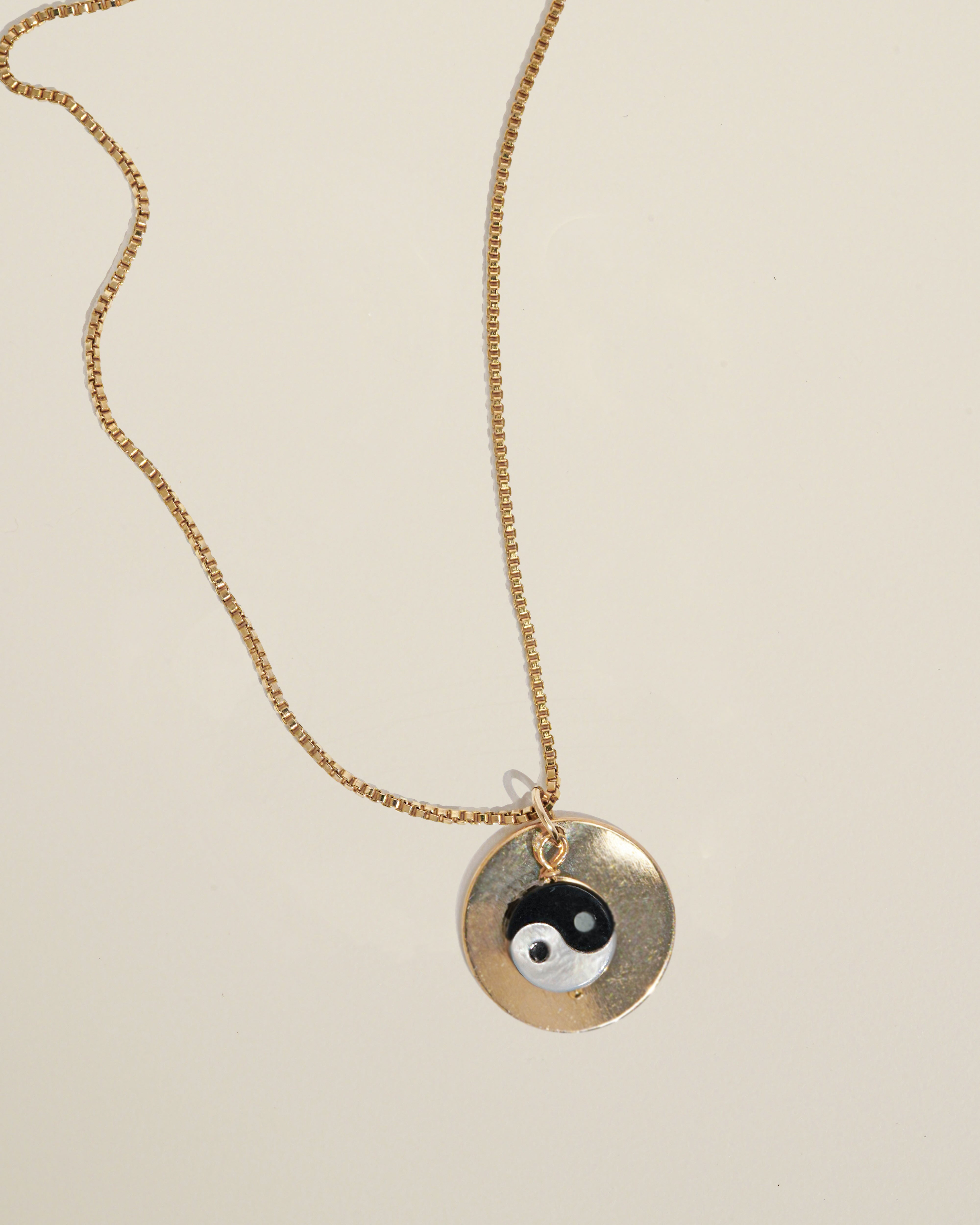 Yin Yang Medallion Necklace